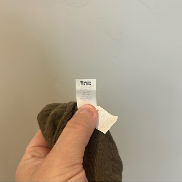 Women’s Aerie Lightweight Rolled Leg Overalls, Olive, XS - Picture 7 of 7